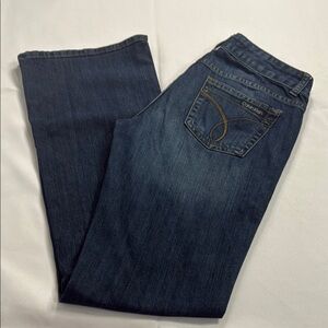 Calvin Klein Blue Boot Cut‎ Jeans with Classic Style